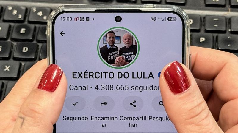 Canal Exército do Lula volta ao ar após registro no TSE