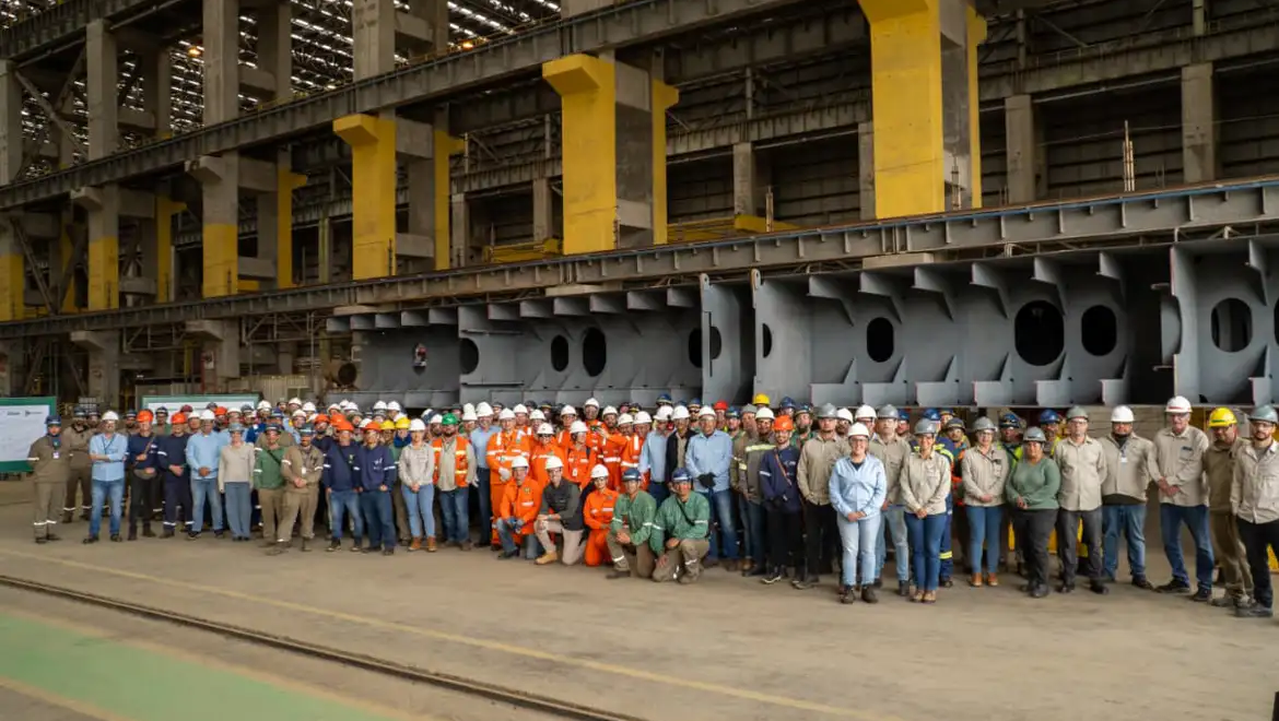 Estaleiro no RS começa a construir navios encomendados pela Transpetro